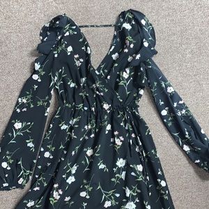 Soprano Black Floral Dress